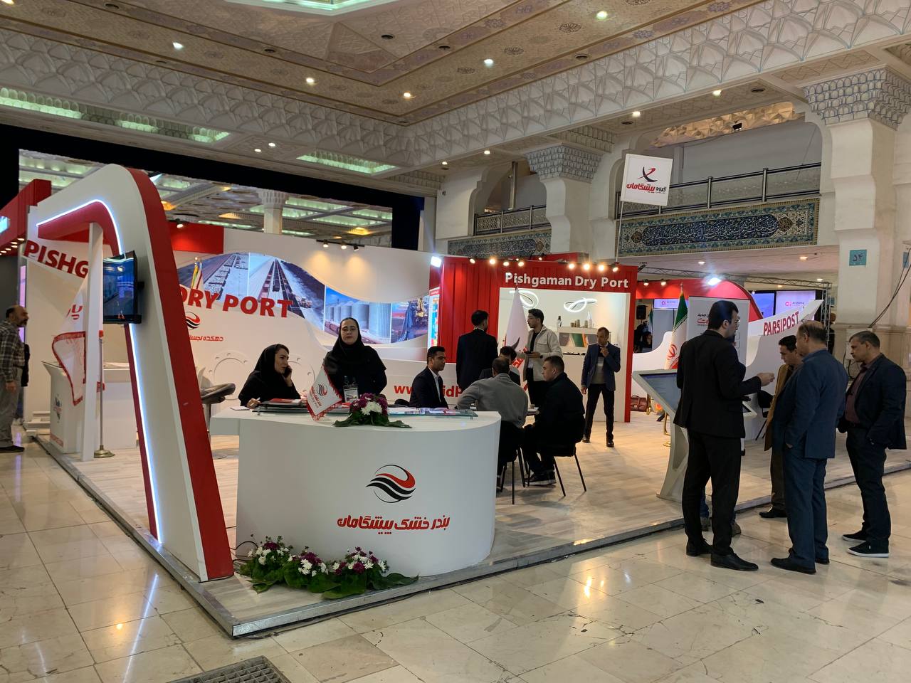 گزارش تصویری | حضور بندرخشک پیشگامان در نهمین نمایشگاه حمل‌ونقل و لجستیک 